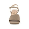 thumbnail image 6 of Journee Womens Evylinn Knit Block Heel Dress Sandals, Widths Available, 6 of 9