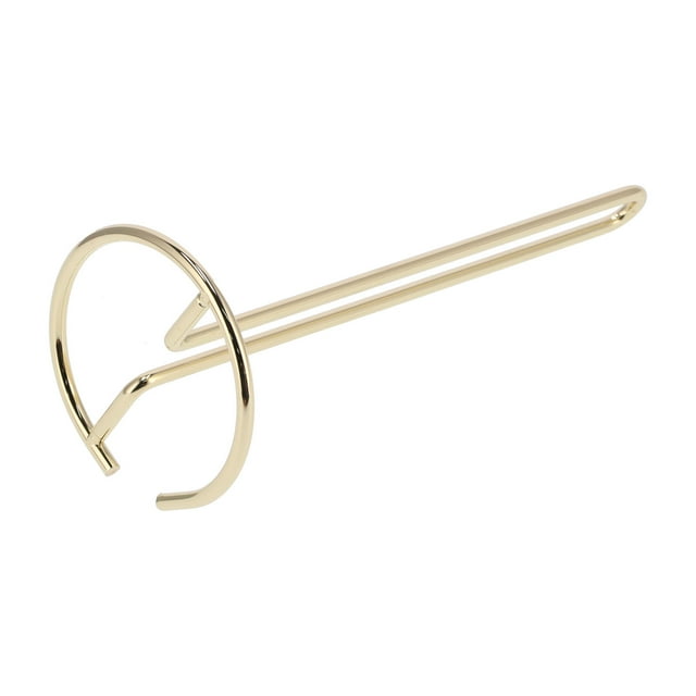 Paper Towel Rack, Electroplated Iron Art Stylish Modern Round Base Toilet Paper Roll Holder for Paper Towel Rolls for Living Room for Kitchen