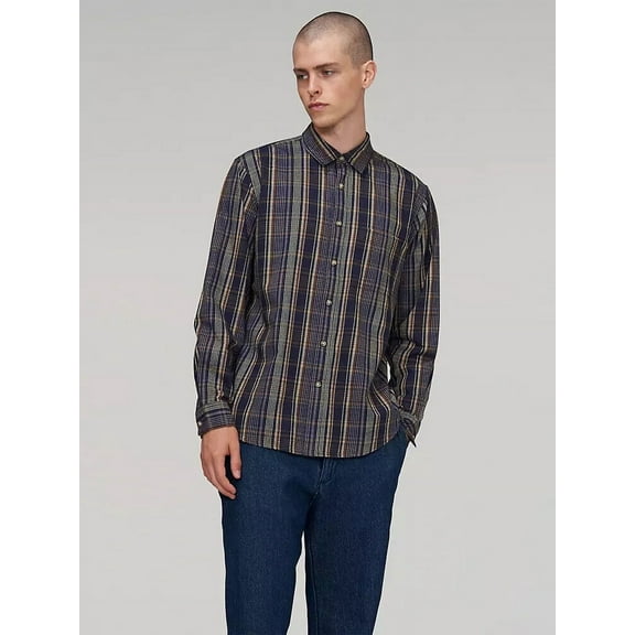Levi's Men's Premium Made & Crafted New Standard Shirt in Deanli-Small