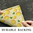 thumbnail image 6 of Yellow Lemon Fruit Dots LightYellow Pattern Door Rugs,Washable Non Slip Door Mats Indoor,Decorative Door Mats,Entry Mat Indoor for Entrance,Bedroom,Kitchen,Bathroom,17"x30", 6 of 6