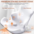 thumbnail image 6 of Seat Cushion with Back Support,Lumbar Support Pillow for Office Chair,office chair cushion for Sciatica and Hemorrhoid Relief,Tailbone Pain，Memory Foam Seat Cushion with L-Shaped Ergonomic Design, 6 of 6