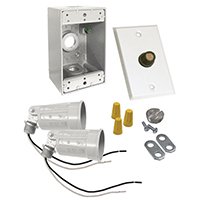 UPC 050169588369 product image for Bell Weatherproof 5883-6 Flood Light Kit with Photocell, White | upcitemdb.com