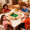 thumbnail image 6 of Shut The Box Dice Game, 2-4 Players Classic Board Game for Adults, Wooden Tabletop Game with Dices and Instruction,Math Strategy Game for Family & Party, 6 of 8