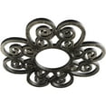 thumbnail image 2 of 40"OD x 13 5/8"ID x 1"P Cohen Architectural Grade PVC Pierced Ceiling Medallion, Antiqued Warm Silver, 2 of 10