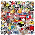 thumbnail image 1 of 106pcs Random Stickers Pack Adults Teens Kids Waterproof Sticker Decals for Skateboard Helmet Laptop Bicycle Hypebeast Bomb Stickers, 1 of 4