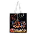 thumbnail image 1 of Thundercats Bolso de tela con estampado de lienzo para mujer, bolsa de compras reutilizable y estética, con cremallera interior, regalo para mujer,38*45cm., 1 of 6
