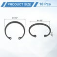 thumbnail image 2 of 10 Pack 1 9/16" Internal Retaining Ring Circlip, Internal Circlip Snap Rings, 2 of 6