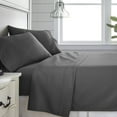 thumbnail image 3 of Noble Linens 300 Thread Count 4 Piece Bed Sheet Set - 100% Cotton, 3 of 8
