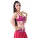 thumbnail image 5 of Guardurnaity Sujetador adelgazante con cuentas y vientre brillante, ropa interior sexy con borlas brillantes, ideal para presentaciones, festivales, Disfraces de disfraces rosa roja 34/75 °C, 5 of 6