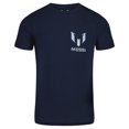 thumbnail image 3 of Playera Messi slim fit para niño, mezcla de algodón, azul vestido, 10-12, 3 of 4