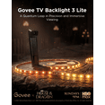 thumbnail image 3 of Govee TV Backlight 3 Lite for 40-50 inch TVs,Extra Warm White Light Providing Better Theater Experience, Smart Control Indoor TV Light, 3 of 11