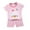 Pink#05, variant on Favoffer 2PC Summer Baby Boy & Toddler Girl Cartoon Animal Print Short Sleeve T-Shirt + Shorts Outfit Set, Breathable for Daily Home Travel Party 6M-6Y