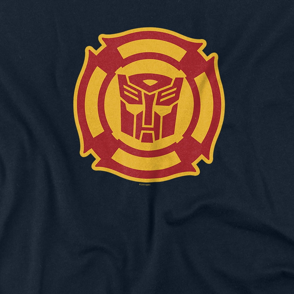 Transformers T-Shirt Rescue Bots Logo Unisex Graphic Tee For Men & Women Navy&nbsp;