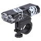 thumbnail image 1 of Linterna frontal para bicicleta recargable por USB con sensor inteligente, lámpara superbrillante blanco negro, 1 of 9