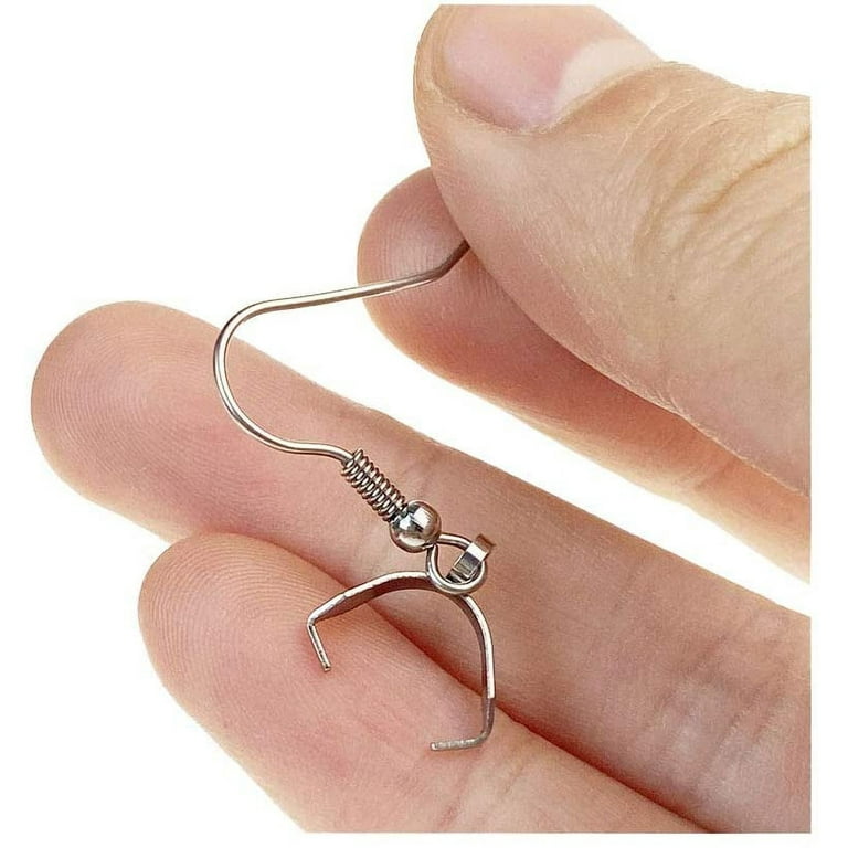 Pendant Clasp Clasp Earring Hooks 50Pcs Stainless Steel Earring
