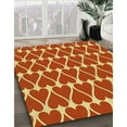 thumbnail image 2 of Ahgly Company Indoor Rectangle Patterned Cantaloupe Orange Area Rugs, 8' x 10', 2 of 6