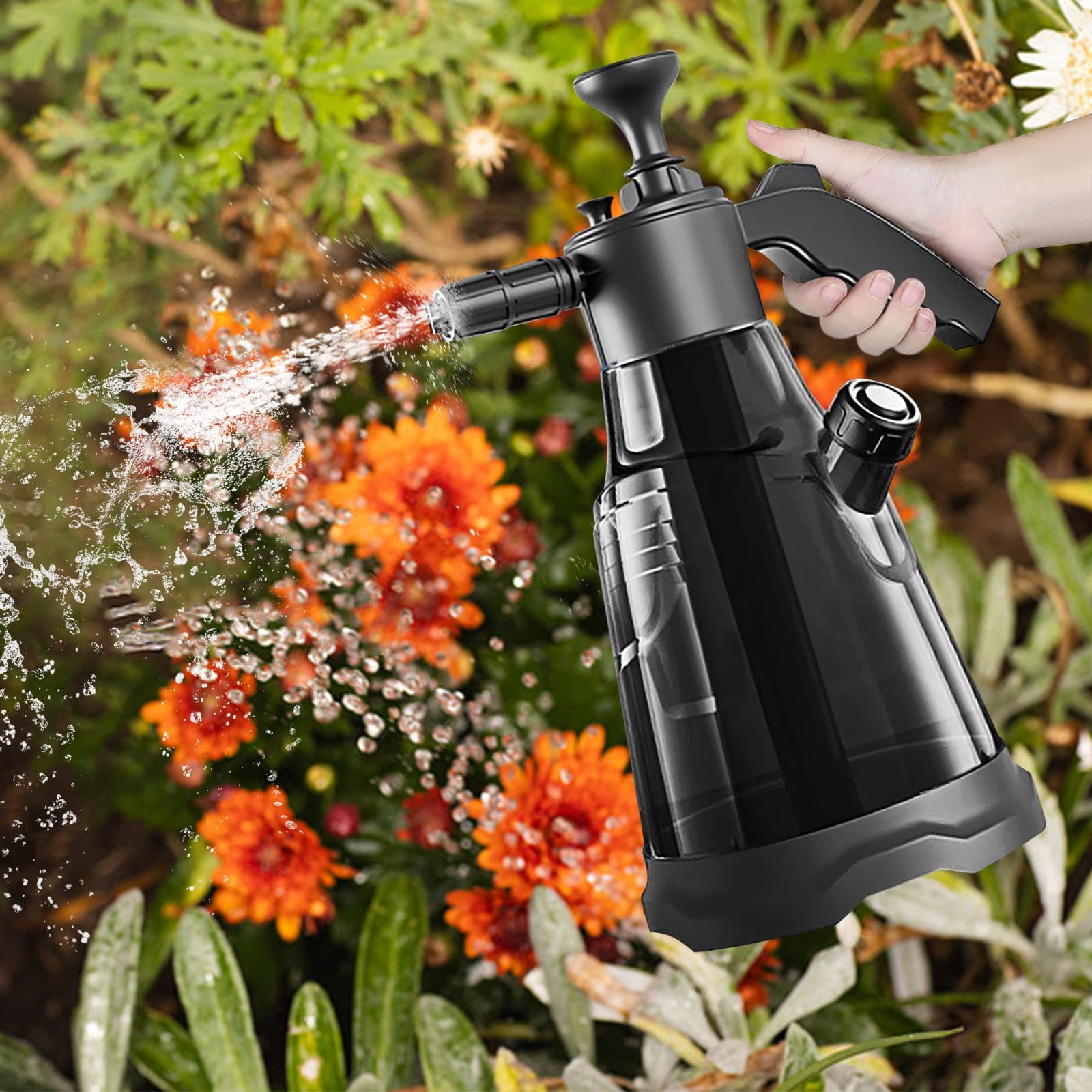 Lanza Pulverizadora De Acero Y Latón Para Lavadora A Presión - 60 Cm, Roscas 1/4", Ajustable - Ideal Para Jardín Y Riego
