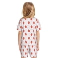 thumbnail image 3 of JUNZAN Strawberry for Boys Girls Pajama Sets Toddler Sleepwear Summer Jammies 2pcs PJs, 3 of 7