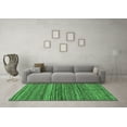 thumbnail image 3 of Ahgly Company Indoor Rectangle Abstract Emerald Green Modern Area Rugs, 3' x 5', 3 of 4