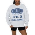 thumbnail image 3 of Women's Gameday Couture Ash Creighton Bluejays Premium Fleece Pullover Sweatshirt, 3 of 5