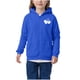 thumbnail image 4 of Sudadera deportiva informal con capucha y manga larga con estampado degradado para niños y niñas, de poliéster, 4 of 8