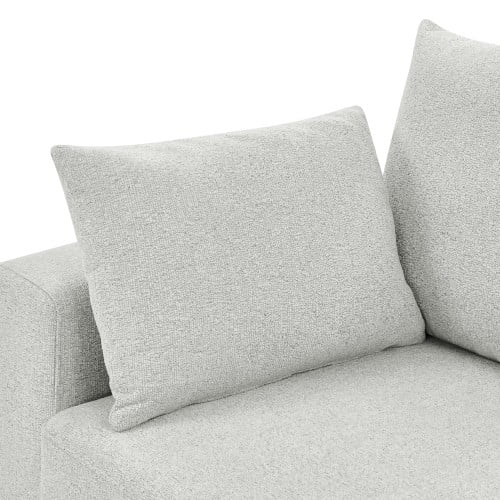 Modern 78" Upholstered Sofa with Deep Cushions & Removable Pillows