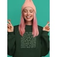 thumbnail image 2 of Positive Thinking More Energy Sweatshirt Women -Image by Shutterstock, Female 4X-Large, 2 of 4