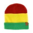 thumbnail image 3 of Empire Cove Long Beanie Winter Warm Solid Knit Womens Mens Unisex - Rasta, 3 of 4
