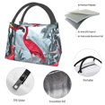 thumbnail image 4 of Honeii Flamingo On The Jungle Print Cooler Bag Insulated, Large Leakproof Soft Sided Portable Cooler Bag,Lunch Box Lunch Bag, 4 of 6