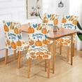 thumbnail image 2 of Yayeee 2 Pack Dining Chair Covers Stretch Parson Chairs Slipcovers Seat Protector, Pumpkins Pattern, 2 of 6