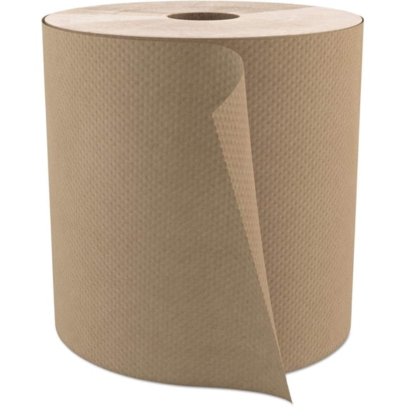 CSPP H085 Select Roll Paper Towels, 1-Ply, 7.9-Inch x 800 ft, Natural, 6/Carton