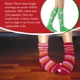 thumbnail image 3 of Minnieouse 1 par de calcetines a rayas hasta la rodilla, medias elásticas, estrella de cinco puntas Type3 NO3 Minnieouse AP008902-10, 3 of 6
