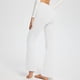 thumbnail image 4 of Leggings acampanados para mujer, pantalones de yoga - Tejido elástico en 4 direcciones con bolsillos laterales - Cintura en forma de V para fitness/ropa informal, 4 of 8