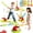 4 in 1, variant on 3 In 1 Musical Jump,Toss Game and Stomp Launch for Kids,Sports and Outdoors Toy for Boys Girls Age 3-10,Birthday and Holiday Gifts