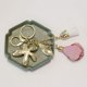 thumbnail image 5 of Llavero de flores con borlas y hojas para mujer, cartera, colgante para bolso, 5 of 5