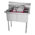 thumbnail image 1 of Pemberly Row 15x15x12 NSF Stainless Steel Kitchen Prep & Utility Sink in Silver, 1 of 6