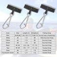 thumbnail image 3 of Sinker Slides for Fishing, Sinker Weight Silder Line Slide Sleeve Swivel Duo Lock Snaps for Saltwater Surf Bottom Fishing Fish Fider Rig Catfish Rig Black Hook Snap 30 Pack, 3 of 6