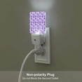 thumbnail image 3 of Uemuo Violet Night Light, Night Lights Plug into Wall, Dusk to Dawn Sensor Warm White Led Night Light 0.5W-US, 3 of 9