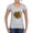 Heather Grey, variant on Sunflower Animal Print Fashion Women’s Standard V-Neck Tee, Heather Grey, Medium