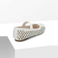 thumbnail image 5 of Women’s Breathable Lightweight Rhinestone Ballet Flats with Delicate Bow and Elastic Strap, 5 of 7