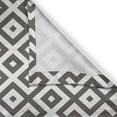 thumbnail image 3 of Ambesonne Modern Kitchen Curtains, Geometric Antique Border, 55"x45", White and Army Green, 3 of 3