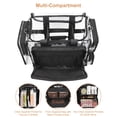 thumbnail image 4 of Bolsa de maquillaje Relavel Clear extra grande con separadores ajustables, 4 of 8