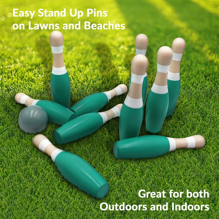 Sterling Sports Wooden Lawn Bowling 9