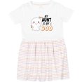 thumbnail image 3 of Inktastic My Aunt is My Boo with Cute Ghost Girls Toddler Dress, 3 of 5