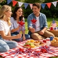 thumbnail image 6 of Boovnll Patriotic Stars Stems, Artificial White Blue Red Stars Stems 4th of July Table Decorations for Home, Dining Table Centerpiece Decor, 4th of July Decorations, 6 of 6