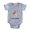Heather Grey, variant on CafePress - Easter Bunny Bulldog - Cute Infant Baby Football Bodysuit