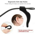 thumbnail image 3 of Correa ajustable para gafas con clip (3 unidades) para gafas de sol deportivas universales + 6 clips para las orejas., 3 of 5
