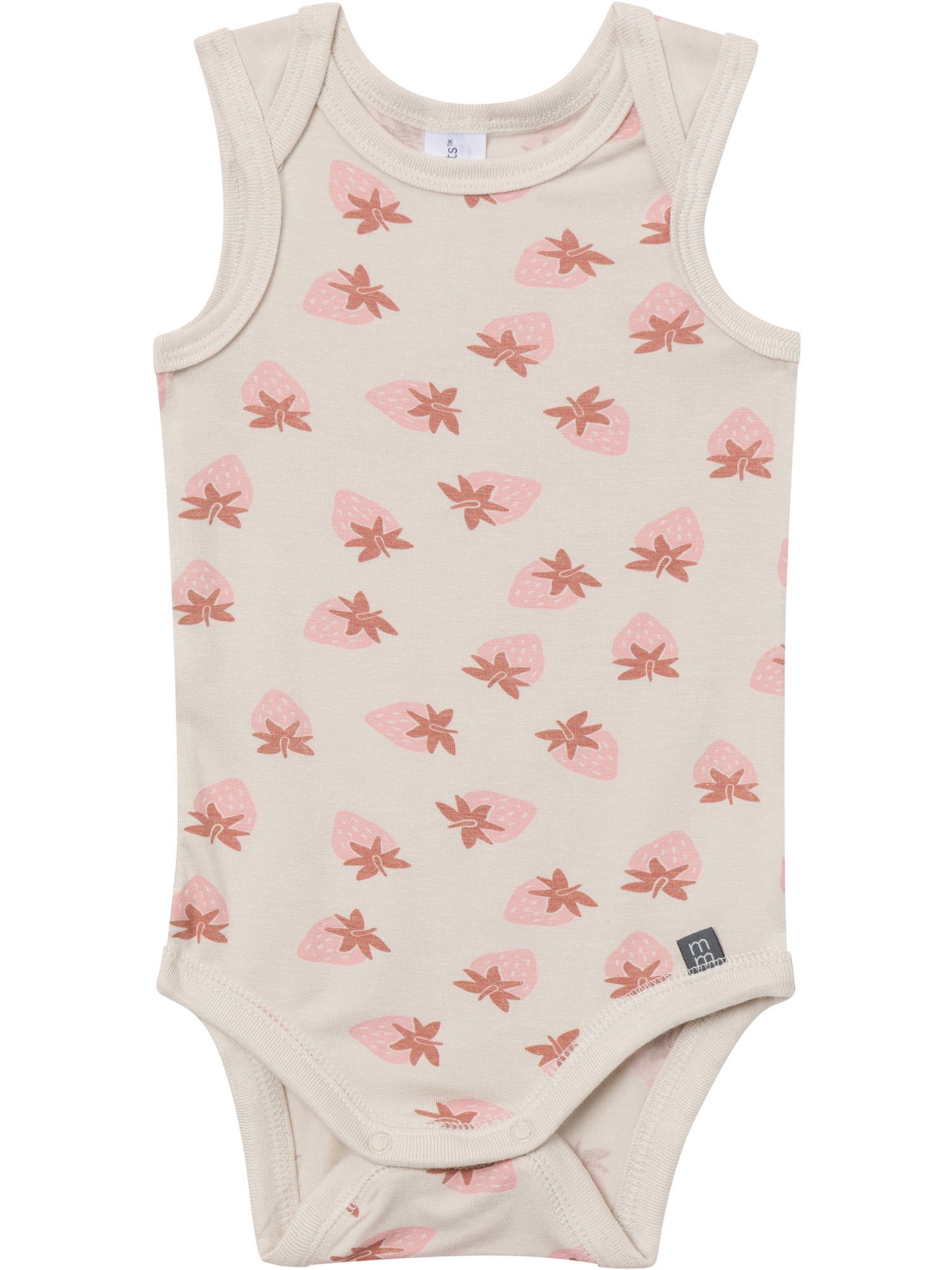 Modern Moments by Gerber Baby Neutral Viscose Sleeveless Bodysuit and Short Outfit Set, 2-Piece, Sizes Newborn - 12 Months