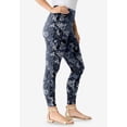 thumbnail image 3 of Roaman's Women's Plus Size Essential Stretch Ankle Length Pull-On Legging, 3 of 6