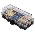 thumbnail image 2 of Power Distribution Block (2 Way) 4/8 AWG Gauge Fuse Holder Distribution Block 4 Gauge in to (2) 8 Gauge Out,1 x Power Distribution Block, 2 of 8